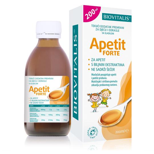 Biovitalis Apetit Forte 200ml 15%