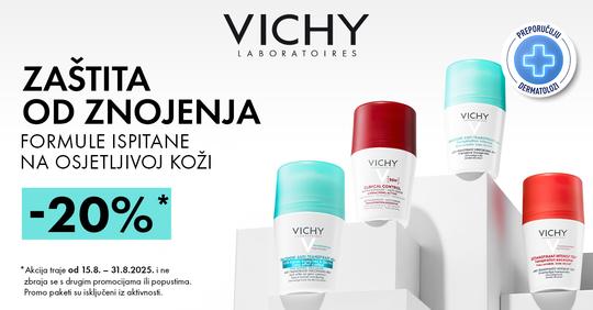 Vichy deo roll on  20%