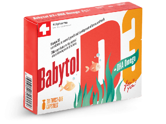 Babytol D3+DHA 30 twist-off kapsula