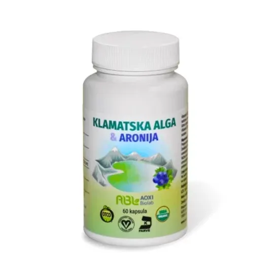 Aoxi Biolab Klamatska alga & Aronija 60 kapsula