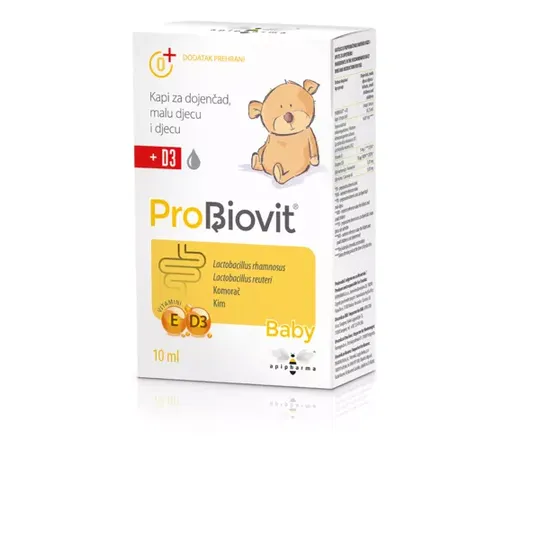 Probiovit Baby probiotik kapi + vitamin D3 10ml