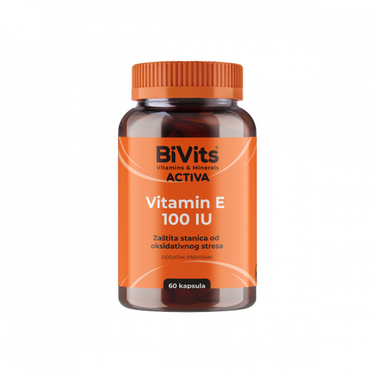 BiVits ACTIVA Vitamin E 100 IU  60 kapsula
