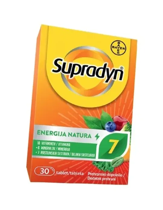 Supradyn ENERGIJA NATURA tablete 30 komada