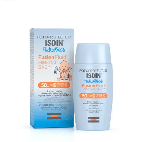 ISDIN Fotoprotector Pediatrics Fusion Fluid Mineral Baby SPF50+ 50 ML