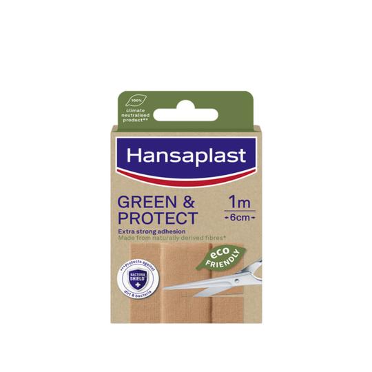 Hansaplast Green & Protect Flaster 1m x 6cm