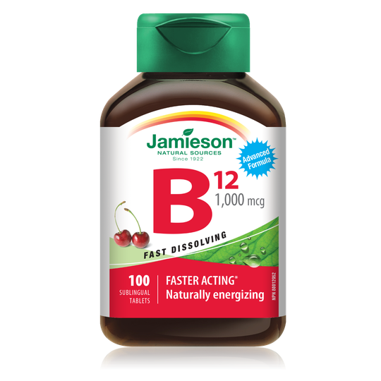 Jamieson Vitamin B12 1000 μg 100 tableta za žvakanje