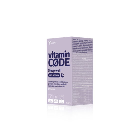 Vitamin CODE Sleep Well MELATONIN  30 kapsula
