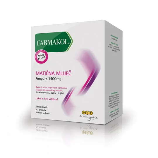 Farmakol Matična mliječ - ampule 1400 mg 10 komada