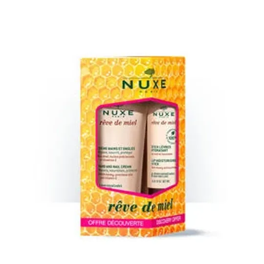 Nuxe Reve de Miel set stick za usne i krema za ruke