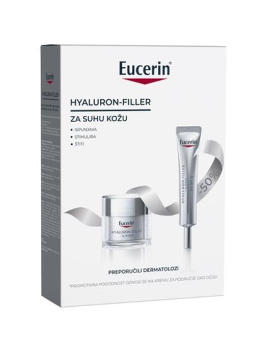Eucerin Hyaluron-Filler dnevna krema SPF15+krema oko očiju PROMO