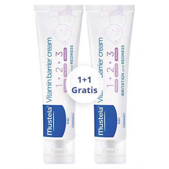 Mustela zaštitna vitaminska krema za bebe 100 ml  1+1 gratis