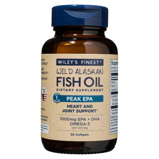 Wiley's Finest Wild Alaskan Fish Oil Peak EPA 30 kapsula