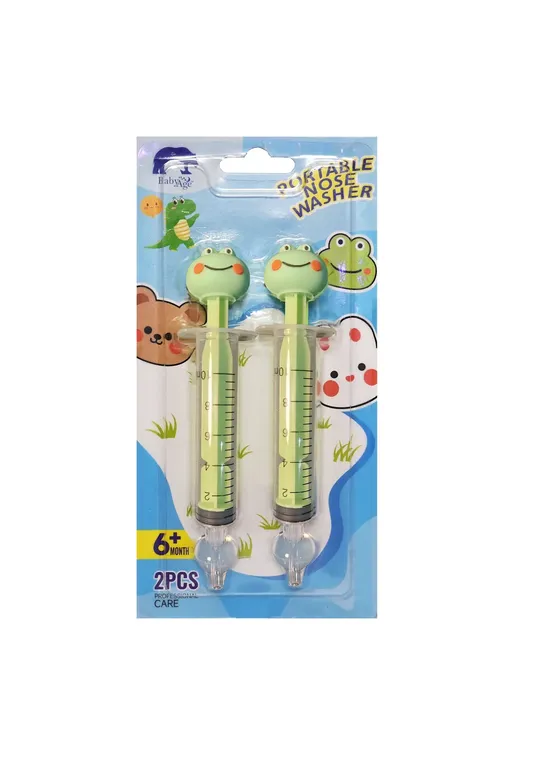 Baby Age Šprica za čišćenje dječjeg nosa – žaba  2 komada