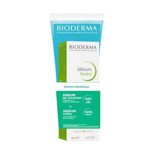 Bioderma Sebium pjenušavi gel 200 ml + Sebium Hydra krema 40 ml SET
