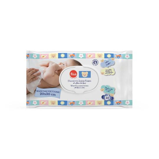 Trudi vlažne maramice za njegu tijela 20x30cm 40 komada