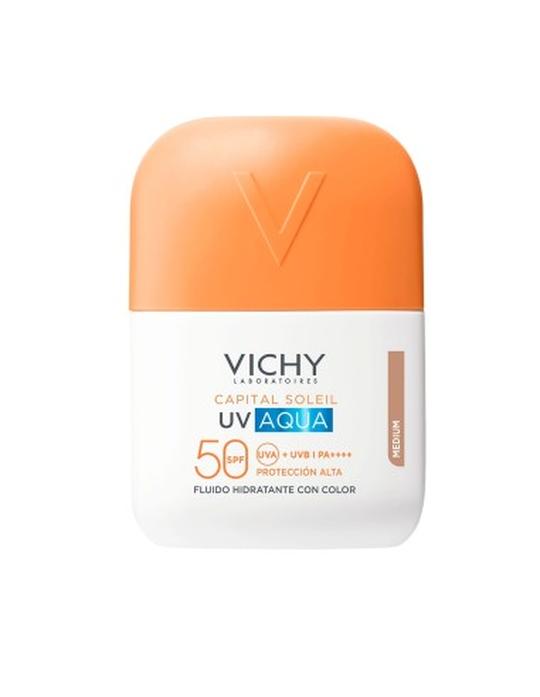 Vichy Capital Soleil UV Aqua tonirani hidracijski fluid medium SPF50+ 50 ml