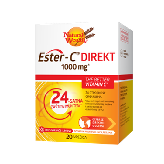 Natural Wealth Ester C direkt 1000 mg  20 vrećica
