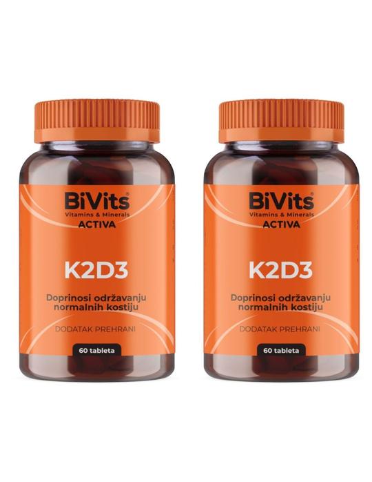BiVits Activa K2D3 60 tableta  1+1 GRATIS