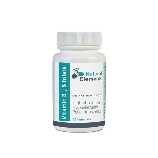 Natural Elements Vitamin B12 & Folate  90 kapsula
