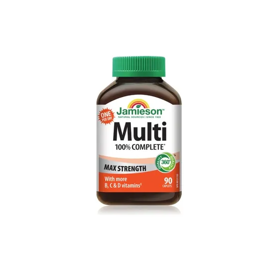 Jamieson Multivitamini 100% Complete Max Strenght 90 tableta