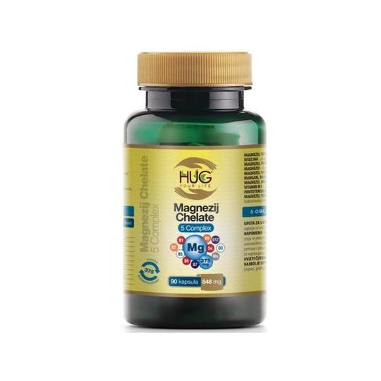 HUG Magnezij Chelate 5 Complex 90 kapsula