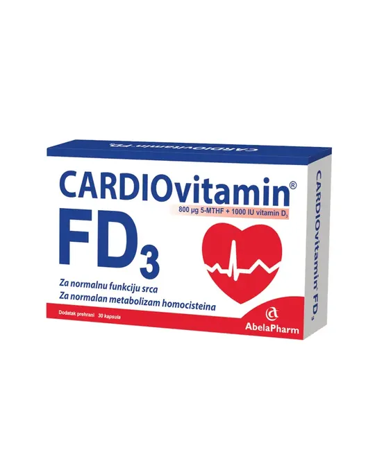 Abela Cardiovitamin FD3 30 kapsula