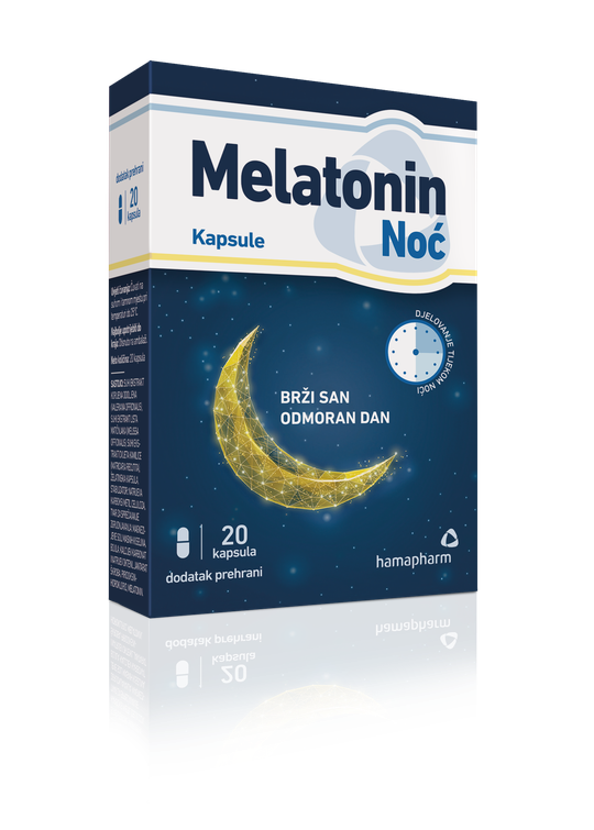Hamapharm Melatonin Noć 20 kapsula