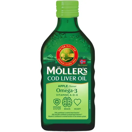 Mollers omega 3 ulje jabuka 250ml
