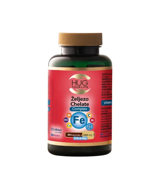 HUG Željezo chelate complex 60x550 mg