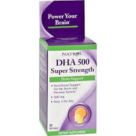 Natrol DHA 500 mg  30 kapsula