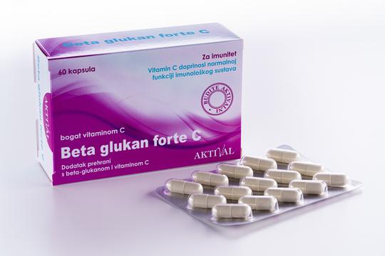 Aktival beta glukan forte C  60 kapsula