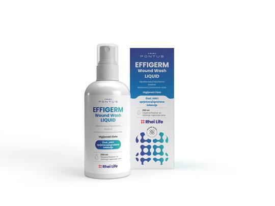 EFFIGERM tekućina za ispiranje rana 250ml