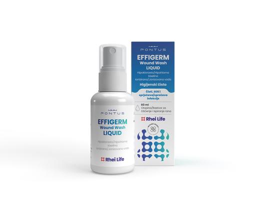 EFFIGERM tekućina za ispiranje rana 60ml