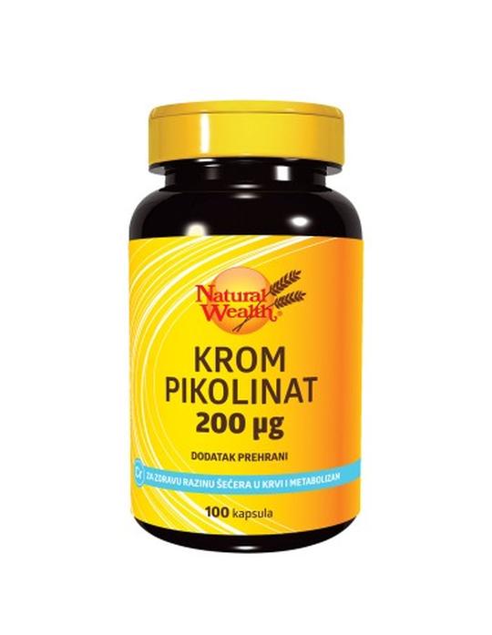 Natural Wealth Krom pikolinat 100 kapsula