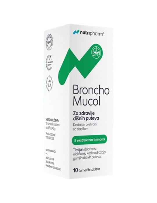 Nutripharm BronchoMucol 10 šumećih tableta