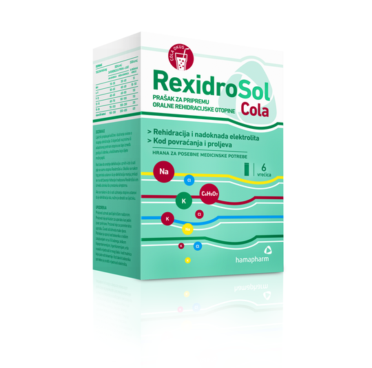 Hamapharm Rexidrosol cola 6 vrećica