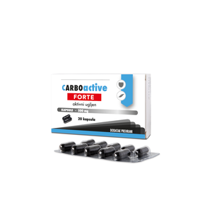 Carboactive forte 500mg 20 kapsula