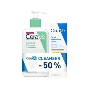 Cerave gel za čišćenje+hidratantna krema za lice SPF30  52ml