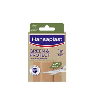 Hansaplast Green & Protect Flaster 1m x 6cm