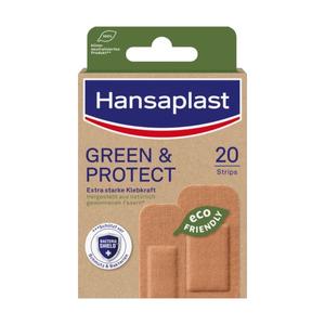Hansaplast green&protect 20 flastera