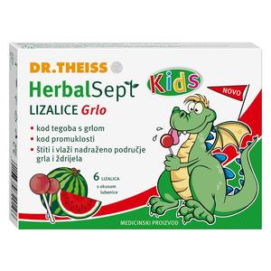 HerbalSept Kids Lizalice za grlo lubenica