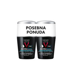 Vichy MEN deo roll-on invisible resist DUO 2x50ml PROMO