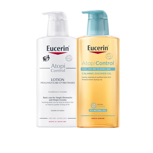 Eucerin Atopicontrol losion 400 ml+Atopicontrol ulje za pranje 400 ml PROMO