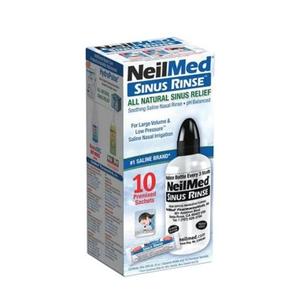 NeilMed Sinus Rinse set za ispiranje sinusa za odrasle, bočica + 10 vrećica