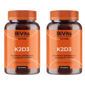 BiVits Activa K2D3 60 tableta  1+1 GRATIS