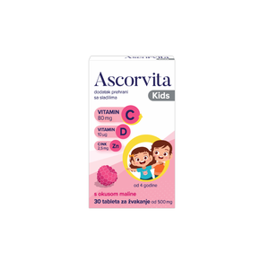 Ascorvita Kids za jačanje imuniteta 30 tableta