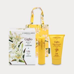 Lerbolario Giglio beauty promo Candour set