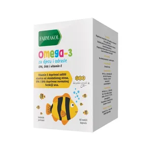 FARMAKOL Omega-3 za djecu i odrasle 500mg  60 mekih kapsula