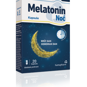 Hamapharm Melatonin Noć 20 kapsula