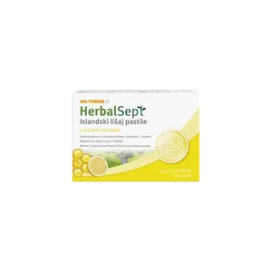 HerbalSept pastile Islandski lišaj s medom i limunom 24 pastile